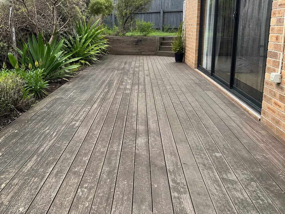 Timber Deck before cleaning